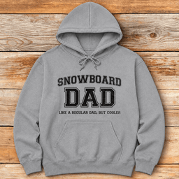 Real Snowboard Dad Hoodie Gift For Dad