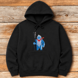 Paper Yeti Hoodie Gift For Skier