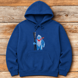 Paper Yeti Hoodie Gift For Skier