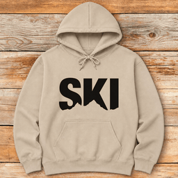 Ski Skyline Hoodie Gift For Skier