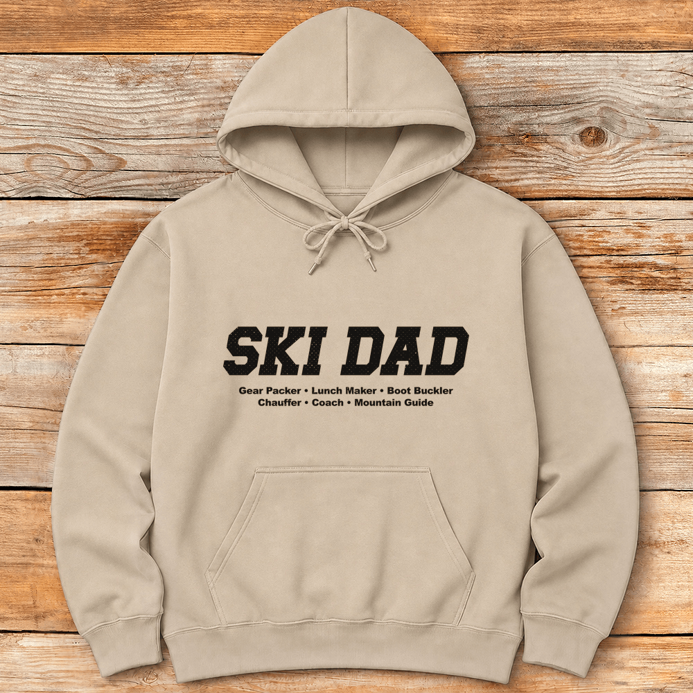 Ski Dad Definition Hoodie Gift For Dad