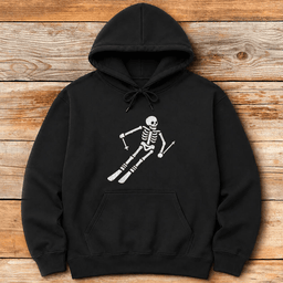 Undead Skier Hoodie Gift For Skier