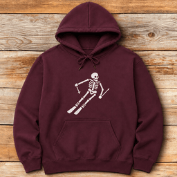 Undead Skier Hoodie Gift For Skier