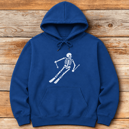 Undead Skier Hoodie Gift For Skier