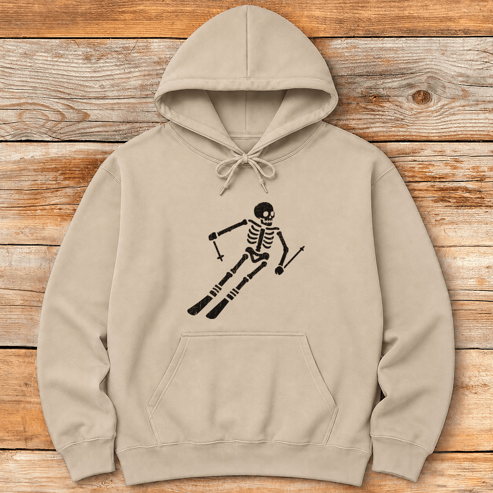 Undead Skier Hoodie Gift For Skier