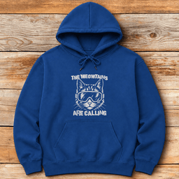 Meowtain Call Grunge Hoodie Gift For Skier