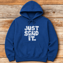 Just Send Gritty Hoodie Gift For Skier