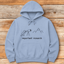 Important Research Hoodie Gift For Skier