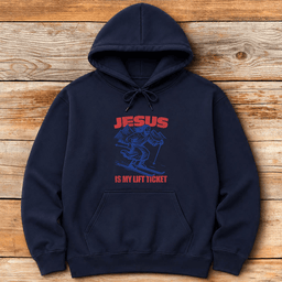 Jesus Lift Ticket Hoodie Gift For Skier