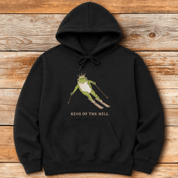 King Of The Hill Hoodie Gift For Skier