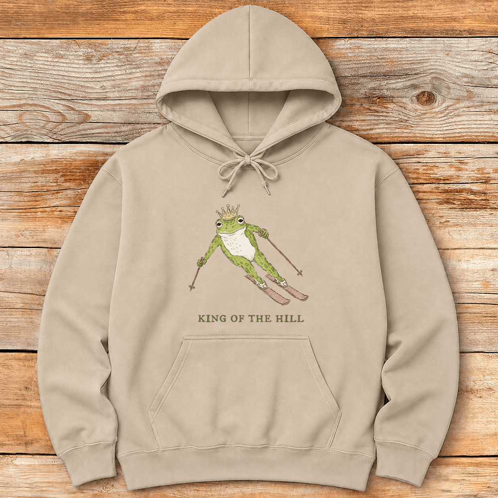 King Of The Hill Hoodie Gift For Skier