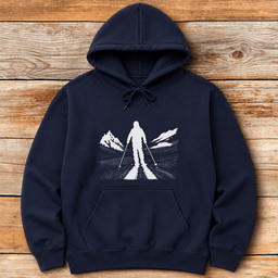 Long Shadow Hoodie Gift For Skier