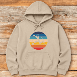 Retro Daffy Hoodie Gift For Skier