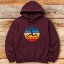 Retro Daffy Hoodie Gift For Skier