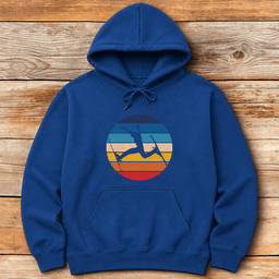 Retro Daffy Hoodie Gift For Skier