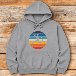 Retro Daffy Hoodie Gift For Skier