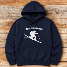 Old Fashioned Tele Hoodie Gift For Skier