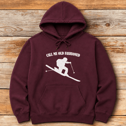 Old Fashioned Tele Hoodie Gift For Skier