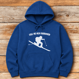 Old Fashioned Tele Hoodie Gift For Skier