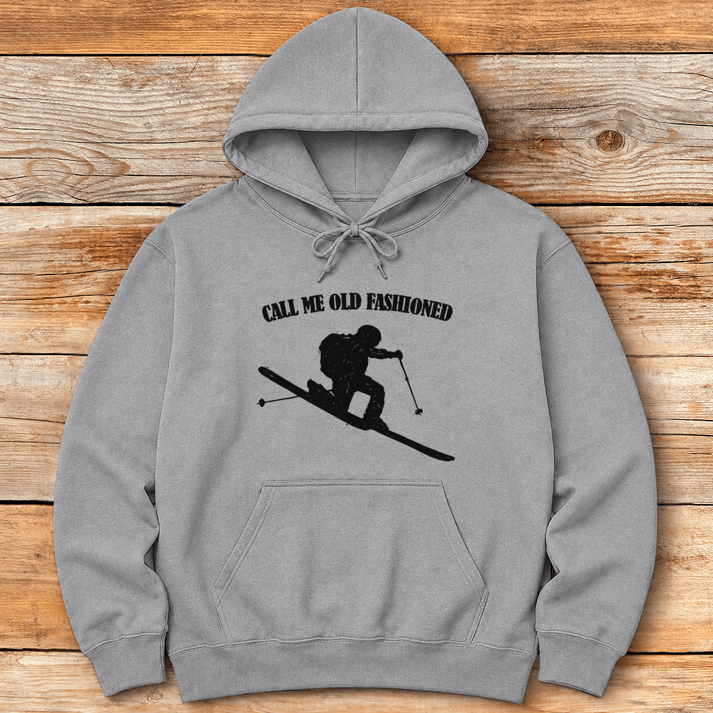 Old Fashioned Tele Hoodie Gift For Skier
