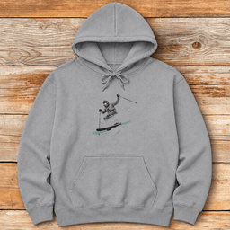 Pow Shot Hoodie Gift For Skier