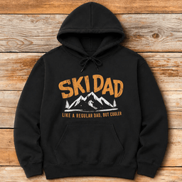 Mountain Ski Dad Hoodie Gift For Dad