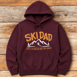 Mountain Ski Dad Hoodie Gift For Dad