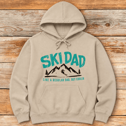 Mountain Ski Dad Hoodie Gift For Dad