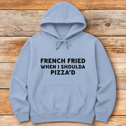 Pizza French Fries Hoodie Gift For Skier