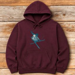 Mute Landscape Hoodie Gift For Skier