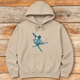 Mute Landscape Hoodie Gift For Skier