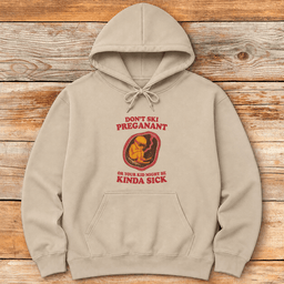Sick Ski Kids Hoodie Gift For Skier