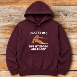 Old But Sharp Ski Hoodie Gift For Skier