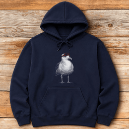 Seagull Skier Hoodie Gift For Skier