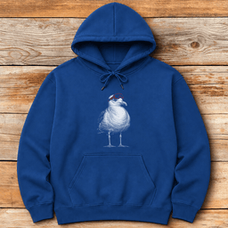 Seagull Skier Hoodie Gift For Skier