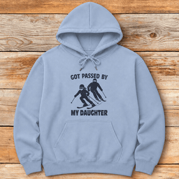 Passed By My Daughter Hoodie Gift For Skier