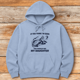 See My Daughter Ski Hoodie Gift For Skier