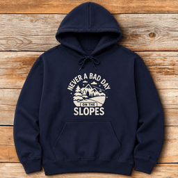 No Bad Days Hoodie Gift For Skier