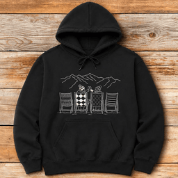Mountain Cheers Hoodie Gift For Skier