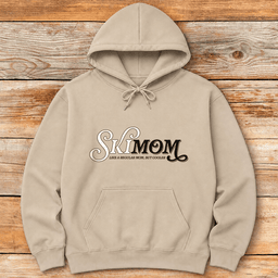 Ski Mom Hoodie Gift For Mom