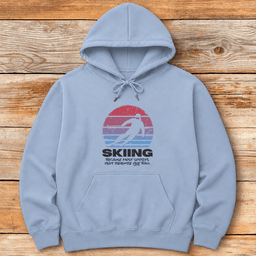 Two Balls Required Hoodie Gift For Skier