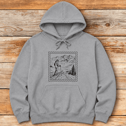 The Postcard Hoodie Gift For Skier