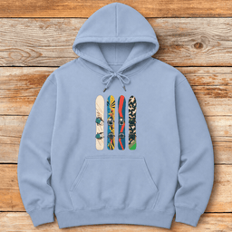 Snowboard Fence Hoodie Gift For Snowboarder