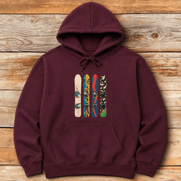 Snowboard Fence Hoodie Gift For Snowboarder