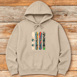 Snowboard Fence Hoodie Gift For Snowboarder