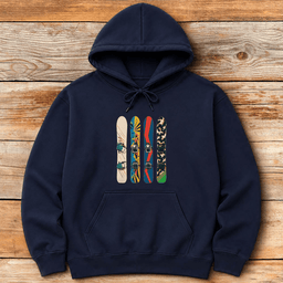 Snowboard Fence Hoodie Gift For Snowboarder