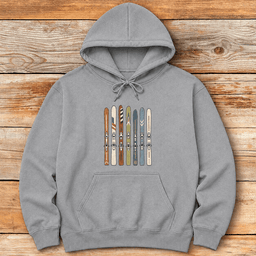 Ski Quiver Hoodie Gift For Skier