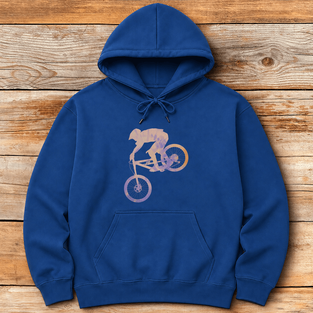 Tie Dye Bike Drop Hoodie Gift For Skier