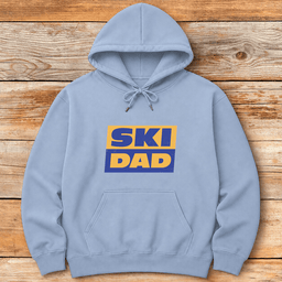 Ski Dad Stack Hoodie Gift For Dad