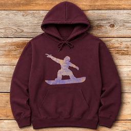 Tiedye Snowboarder Hoodie Gift For Snowboarder